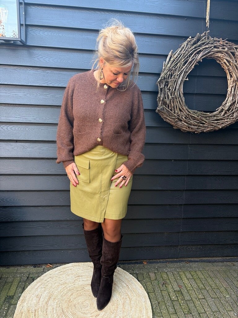Rok Azzurro Leatherlook Liz - Groen