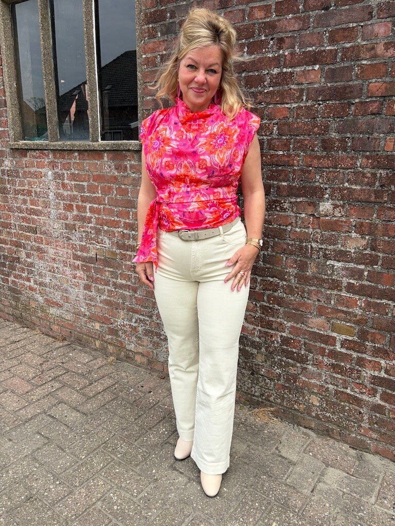 Zomertop Azzurro - Fuchsia