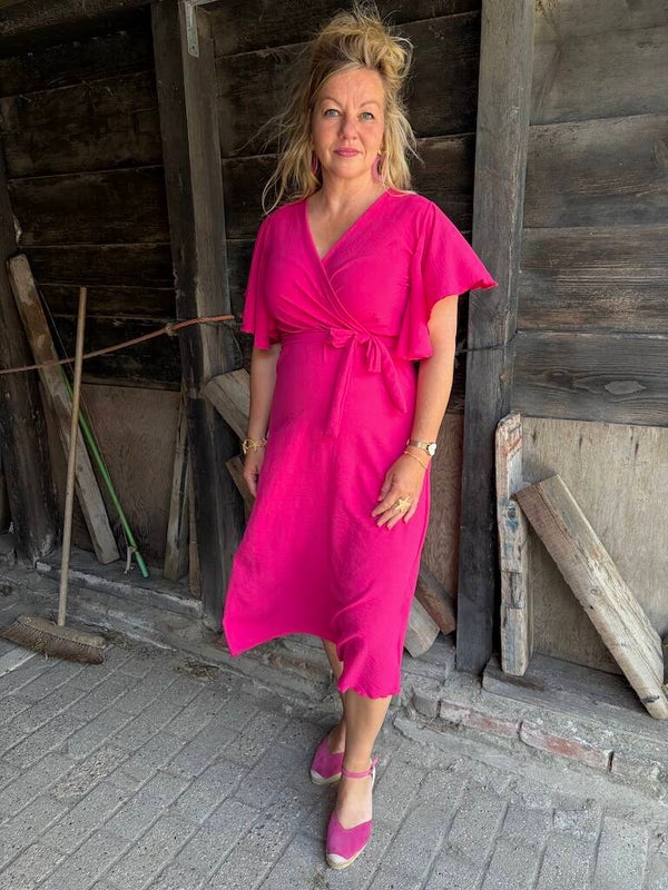 Zomerjurk Lang Ciao - Fuchsia