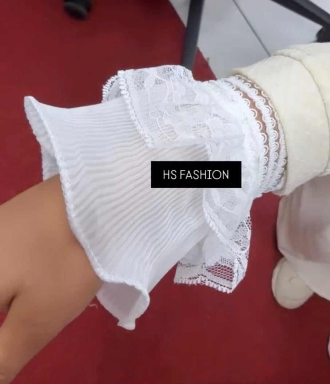 Kanten boordjes - Wit