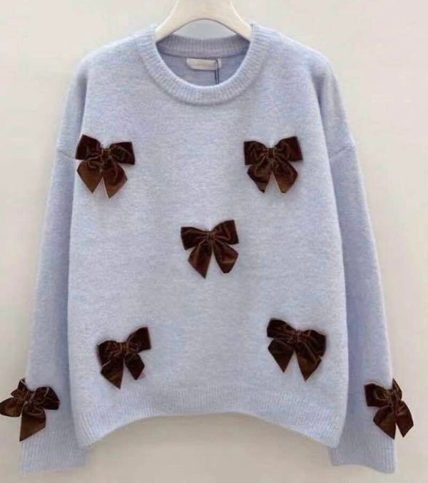 Trui Charlotte - Blauw/bruin