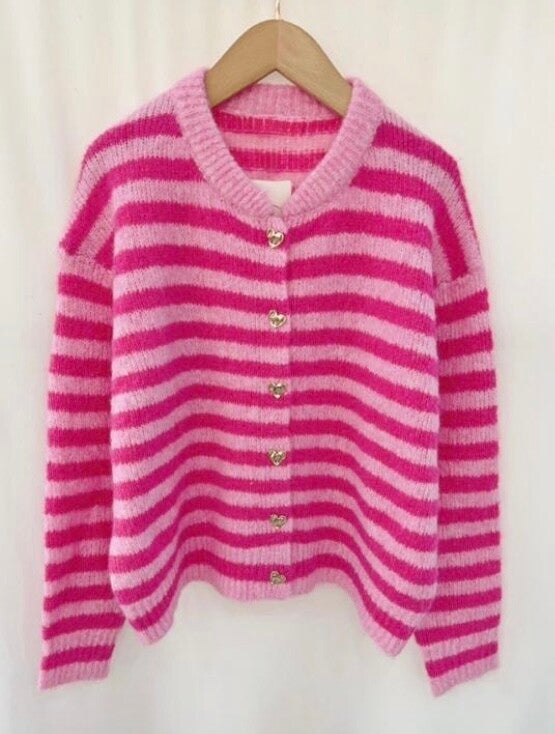 Vest Streep Chloé - Roze