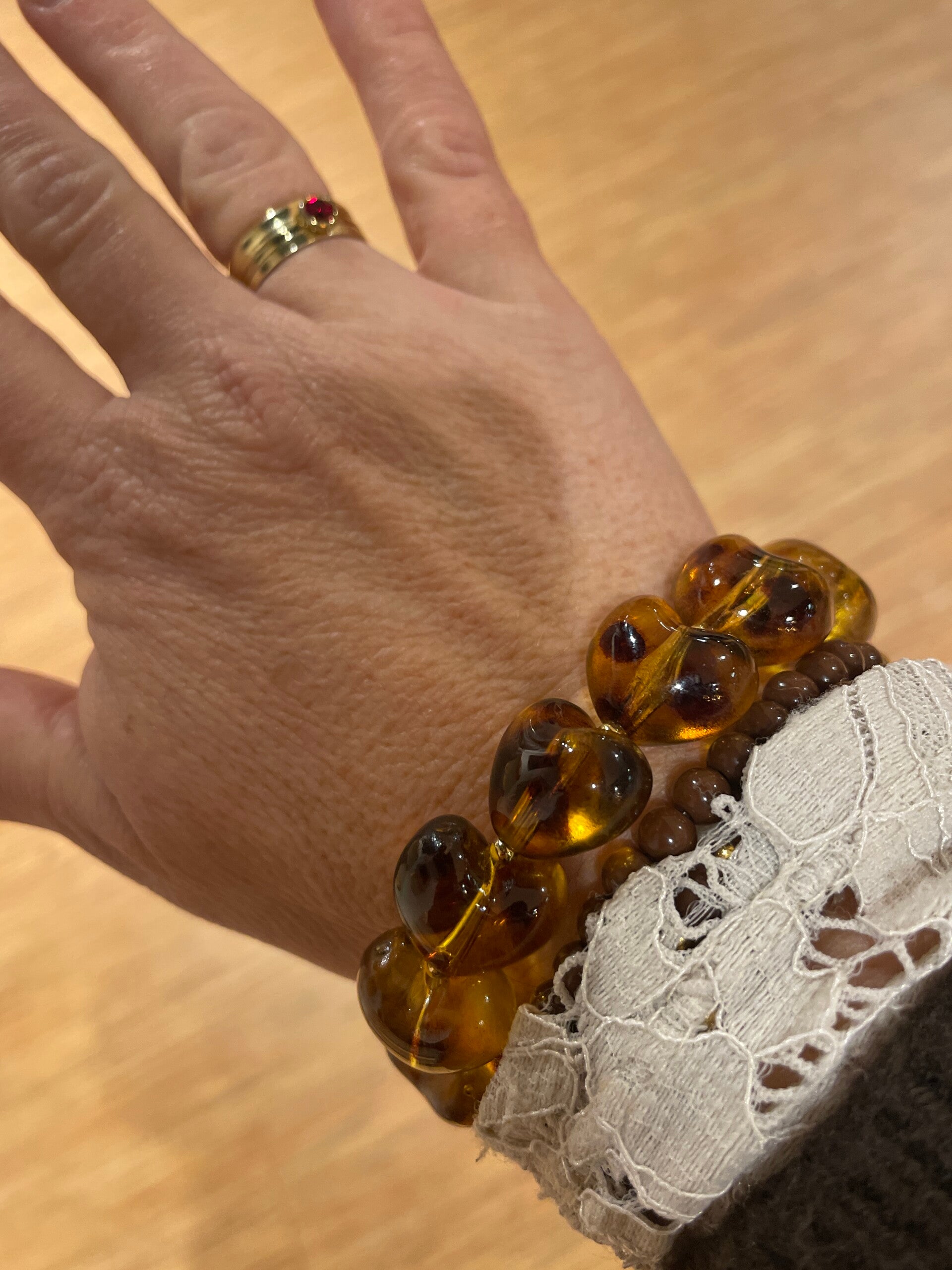 Armband Leopard - Bruin