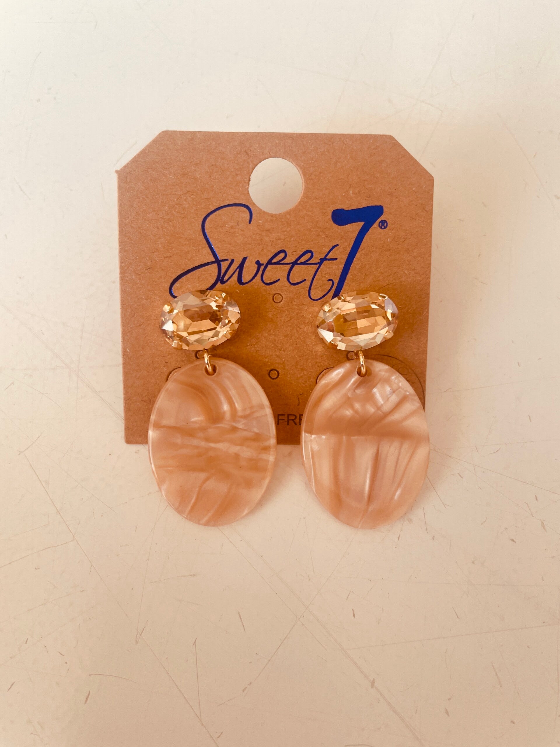 Oorbellen Sweet7 - Beige