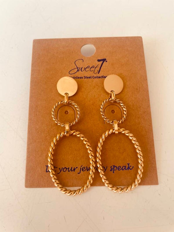 Oorbellen Sweet 7 - Goudkleurig