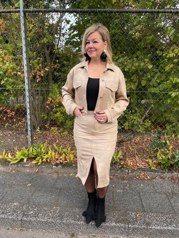 Rok Sue Suedelook - Beige