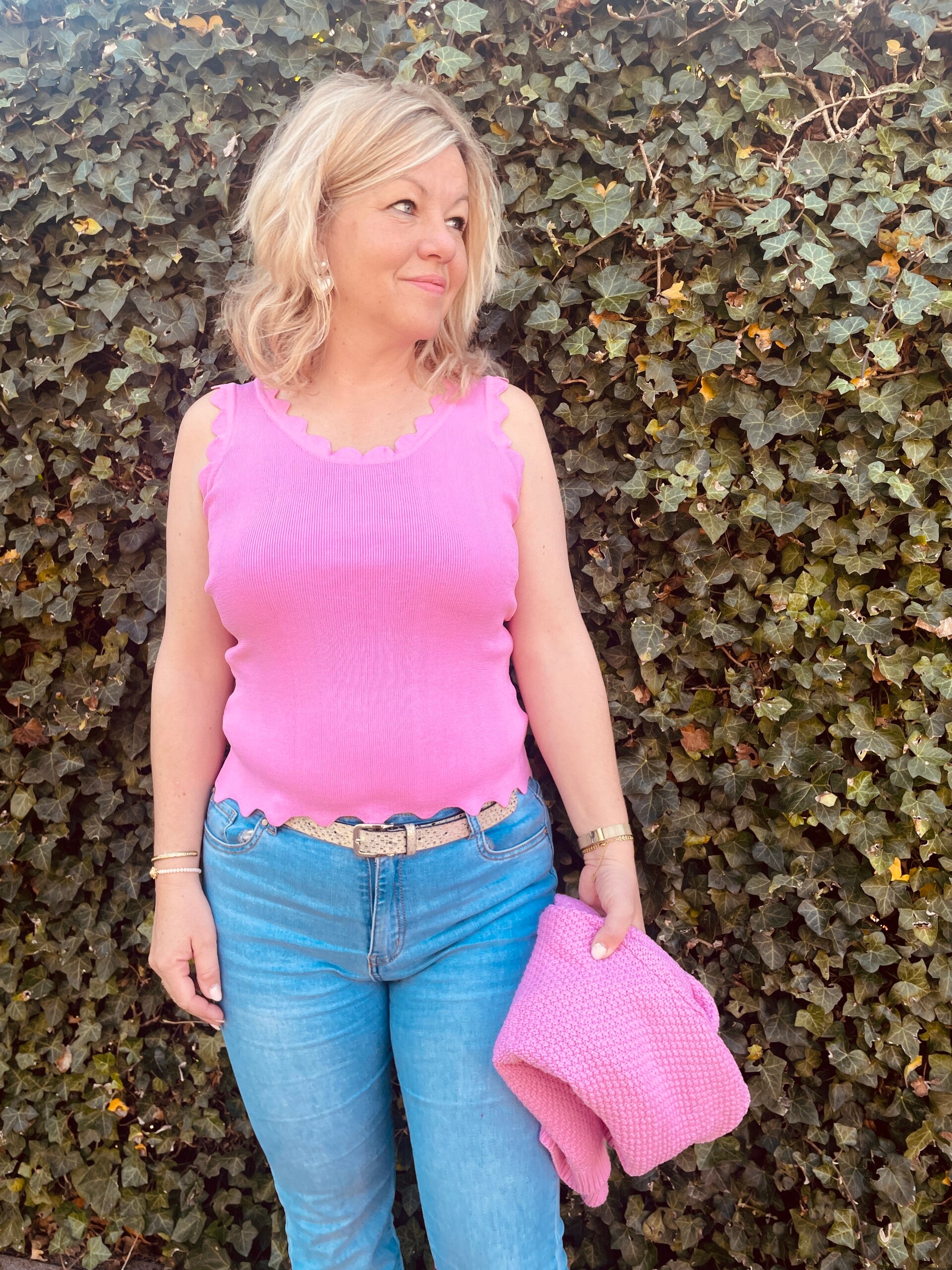 Top Azzurro Schulprandje - Roze