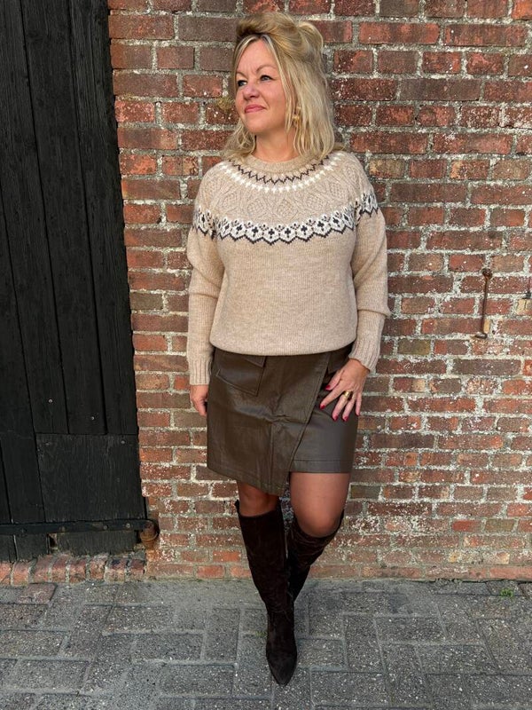 Trui Azzurro Winter - Taupe