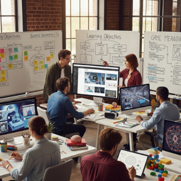 This is a picture that depicts the collaboration of seasoned Instructional designers for Instructional Design
