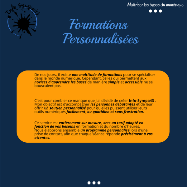 Formation Numérique Personnalisée