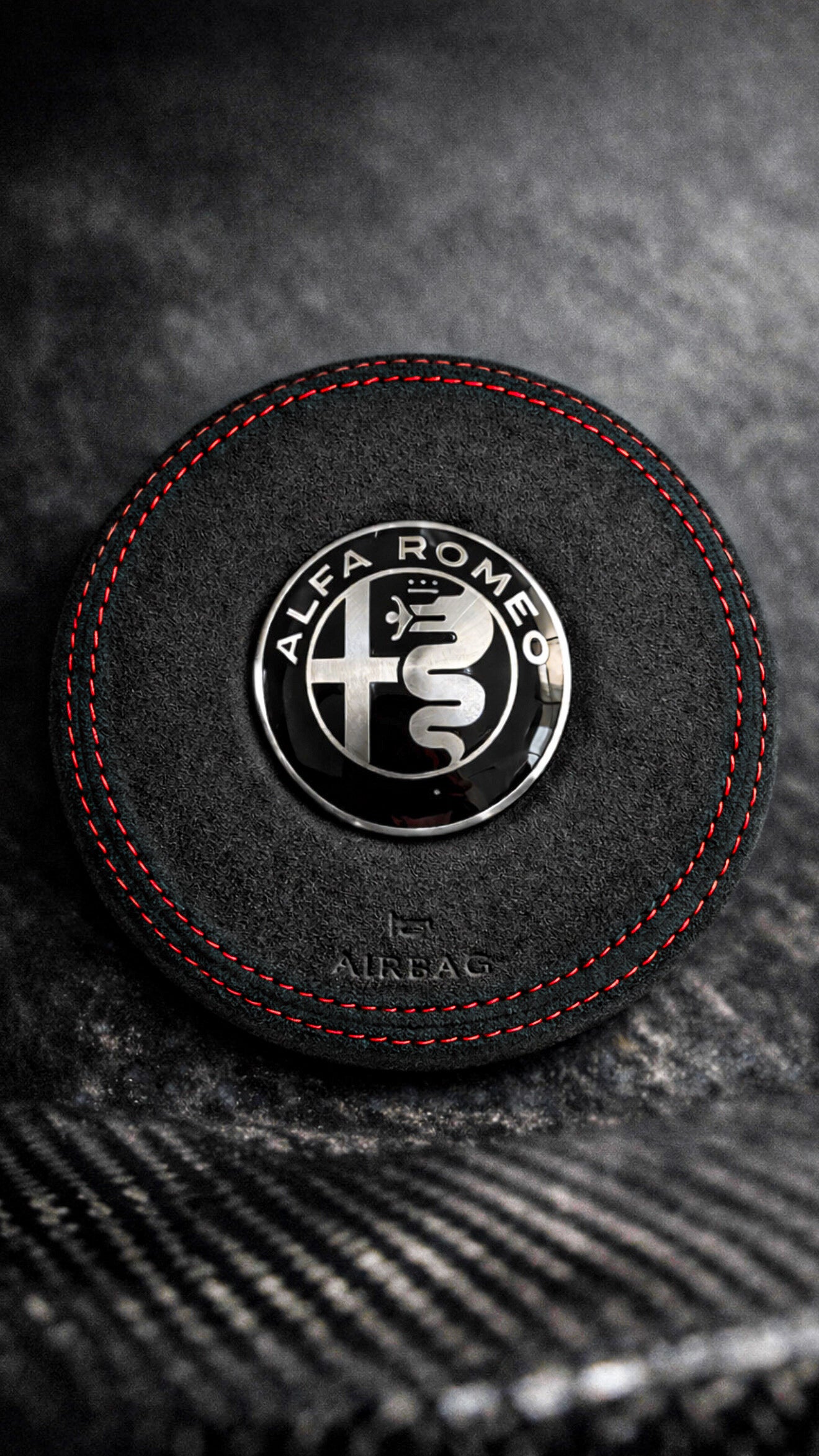 Custom airbag for Alfa Romeo Giulia / Stelvio from QVNATION
