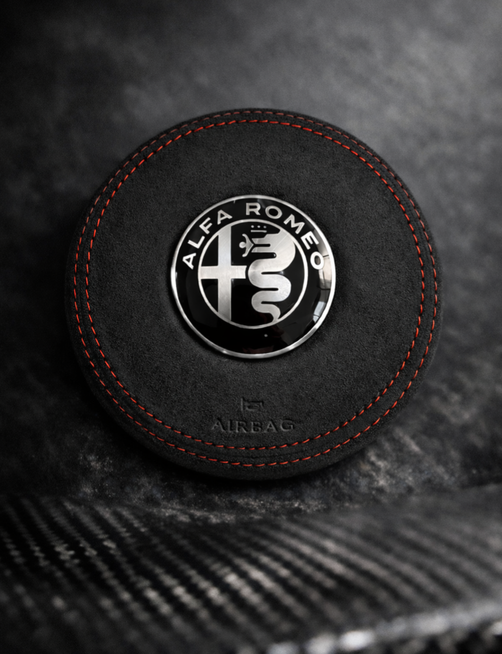 Custom airbag for Alfa Romeo Giulia / Stelvio from QVNATION