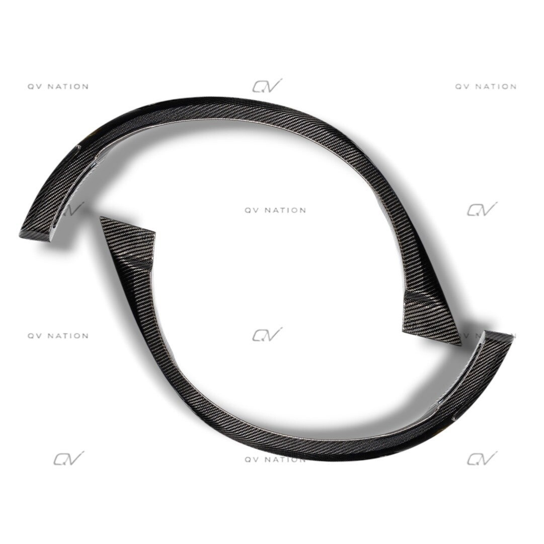 GTAM style Carbon Fiber Rear Fender Wheel Flare Trim For Alfa Romeo Giulia