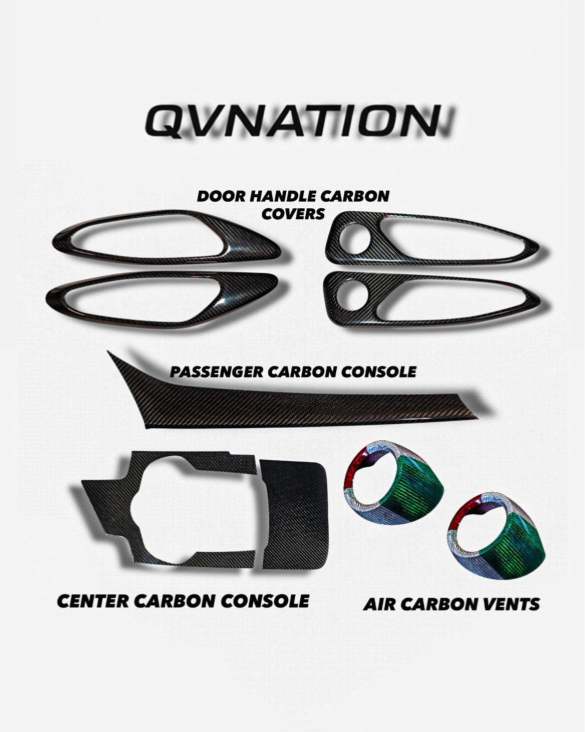 QVNATION Full Carbon Interior Kit – Alfa Romeo Giulia