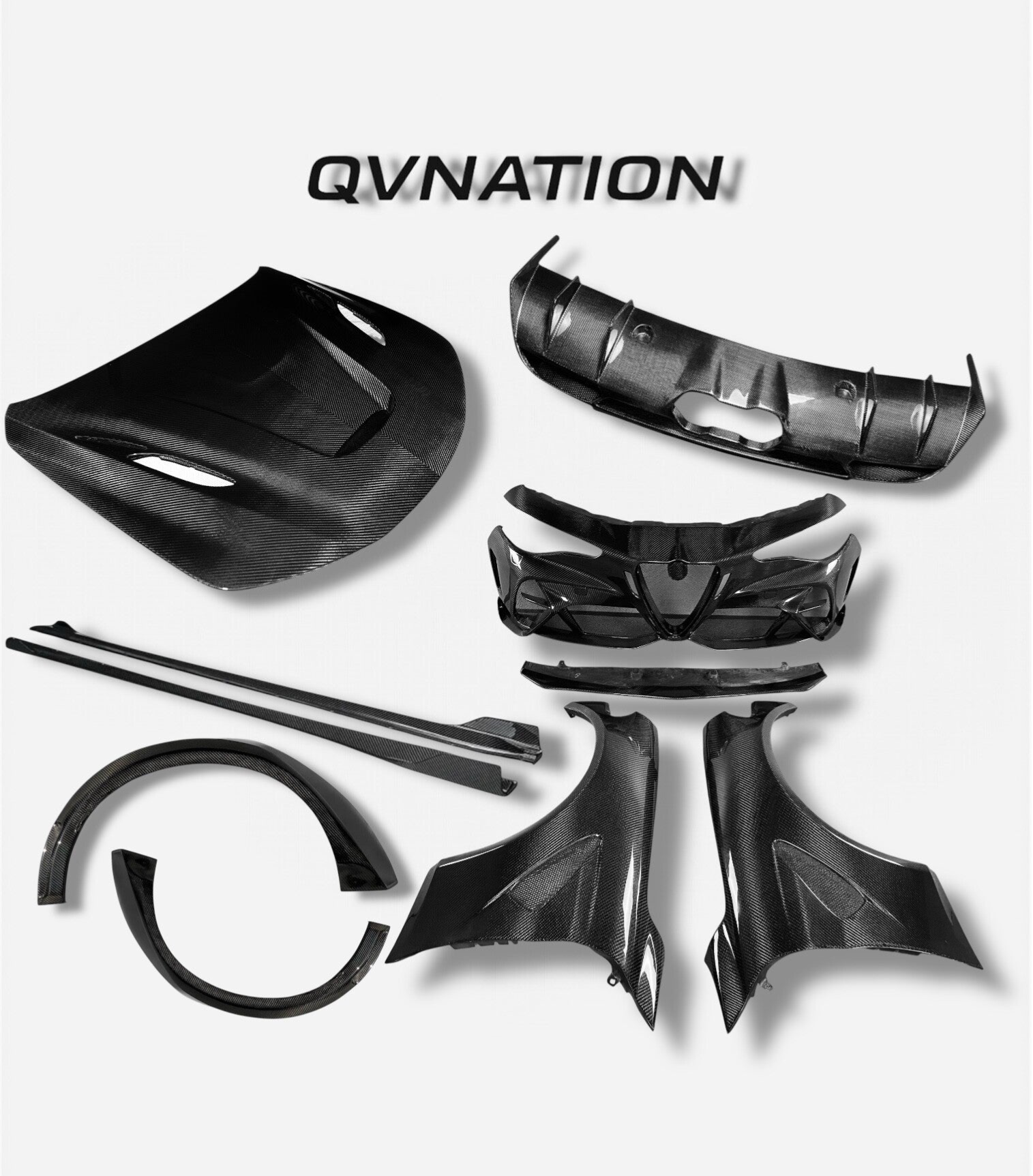 Full GTAM carbon fiber kit - Alfa Romeo Giulia