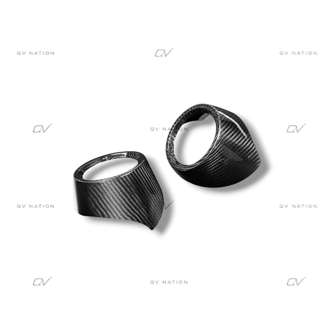 Rear Carbon Fiber Air Vents For Alfa Romeo Giulia