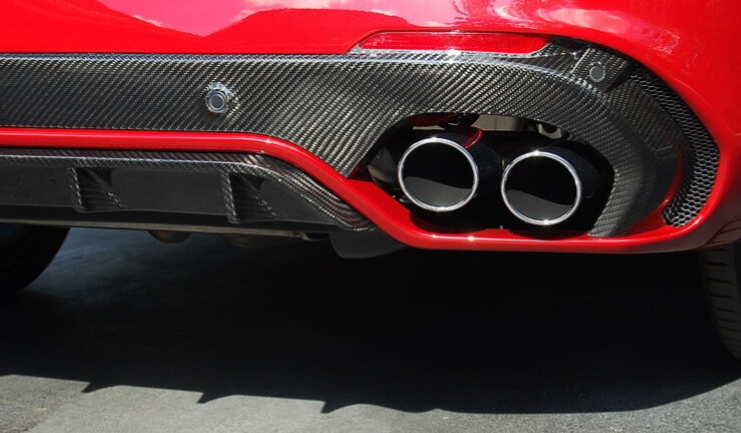 Alfa Romeo Stelvio Full Carbon Fiber Rear Diffuser