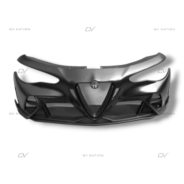 Front GTAM WET Carbon bumper for Alfa Romeo Giulia/Giulia Qv 2016-2024