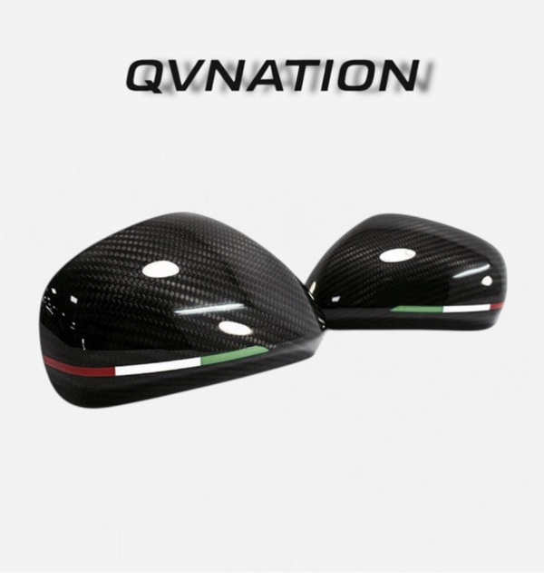 Carbon Mirror Replacement Caps For Alfa Romeo 159