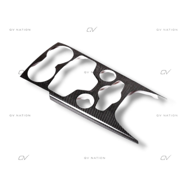 Carbon Fiber Cup Holder Console Trim – Alfa Romeo Giulia (2020–2021)