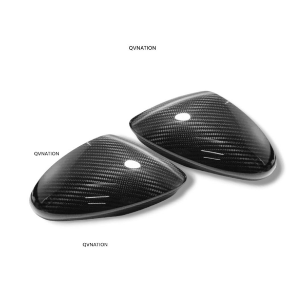QVNATION Carbon Fiber Mirror Caps for Alfa Romeo Stelvio – OEM Fit