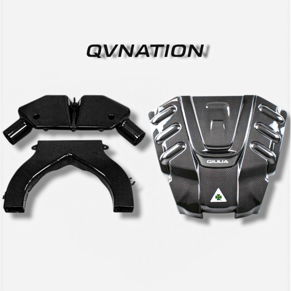 Carbon Fiber Engine Cover – Alfa Romeo Giulia QV