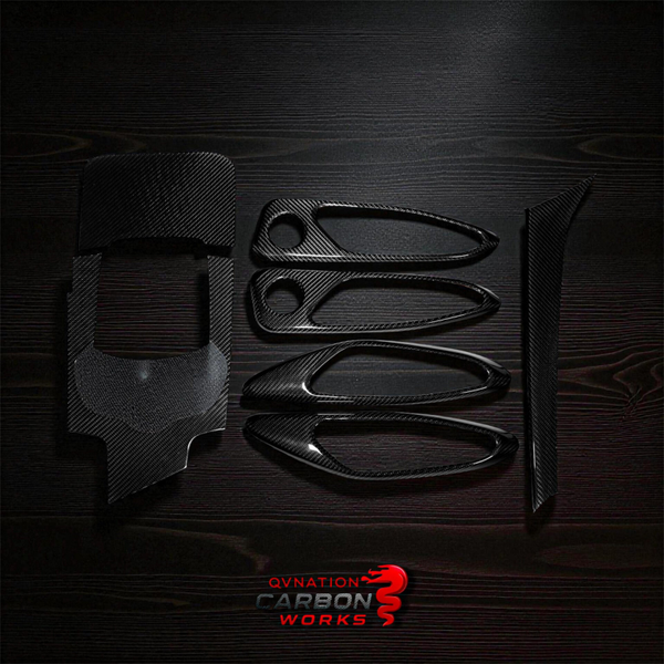 Alfa Romeo Giulia / Stelvio – Full Interior Carbon Trim Kit (6-Piece Set)