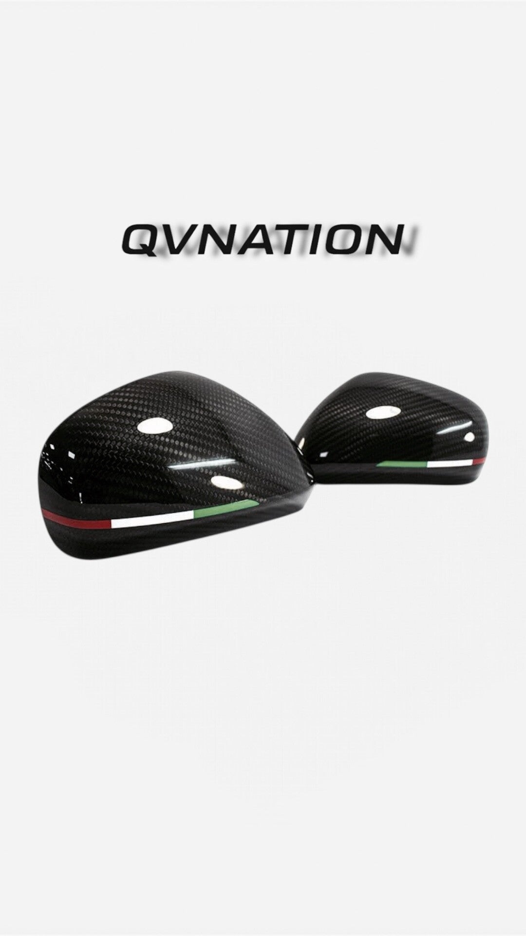 Carbon Mirror Replacement Caps For Alfa Romeo MiTo
