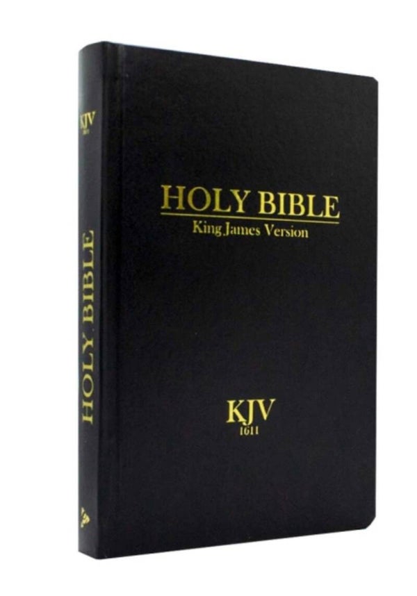 English Bible, Holy Bible King James Version 1611, Medium Hardcover, Black