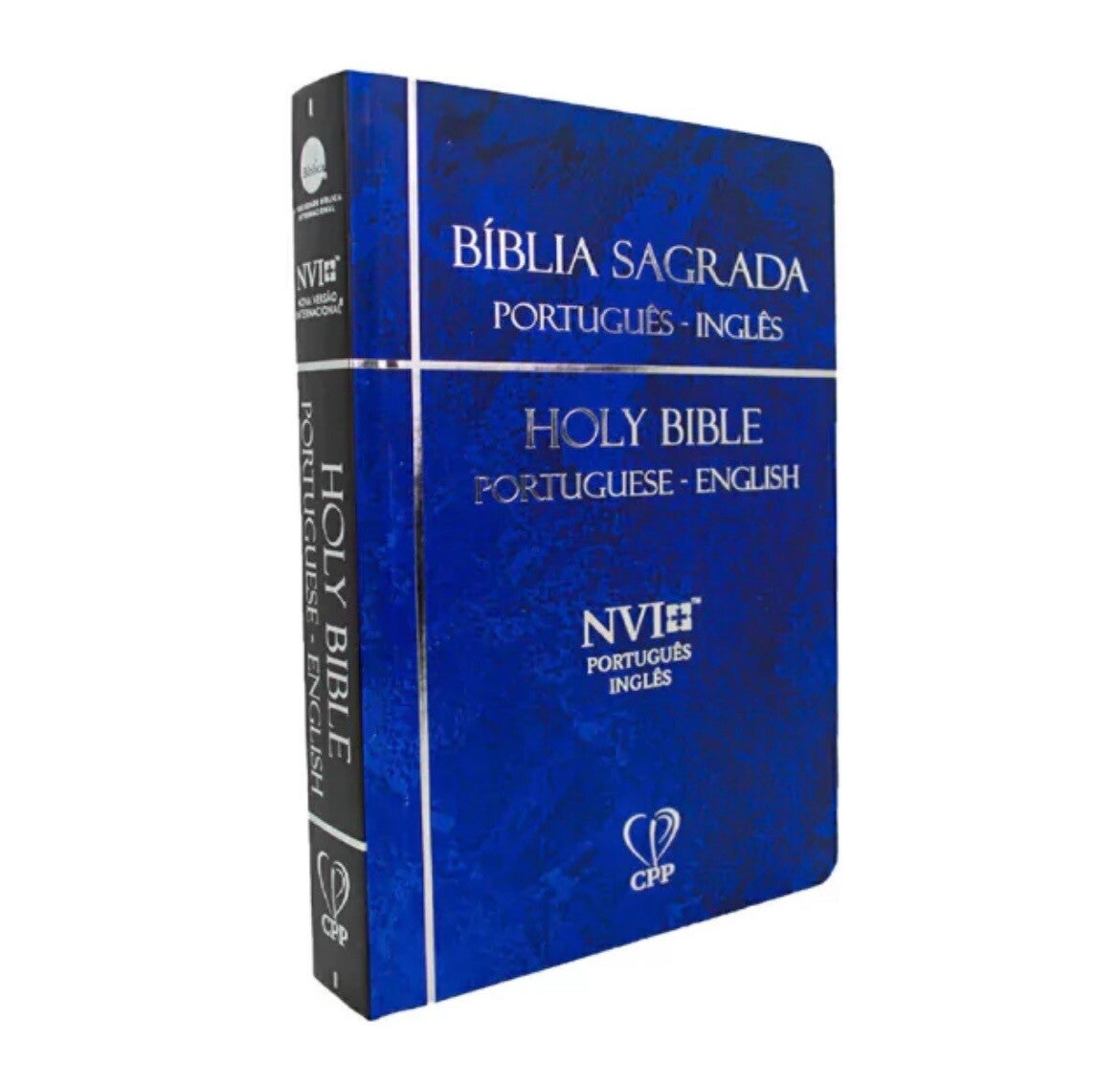 Bíblia Sagrada Português-inglês Holy Bible - Capa Azul