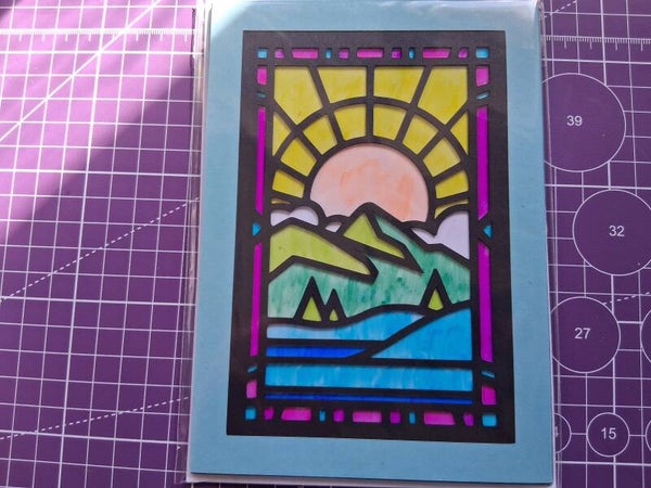 Stained Glass Sunrise