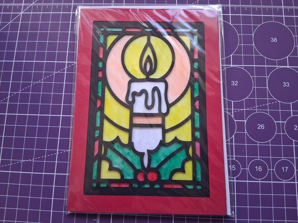 Stained Glass Candle