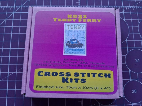 K032 Tenby Ferry Cross Stitch Kit