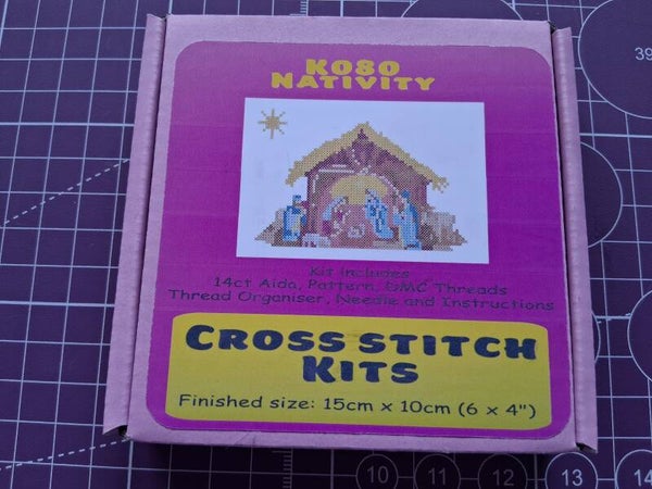 K080 Nativity Cross Stitch Kit