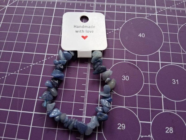 Blue Stone Stretch Bracelet