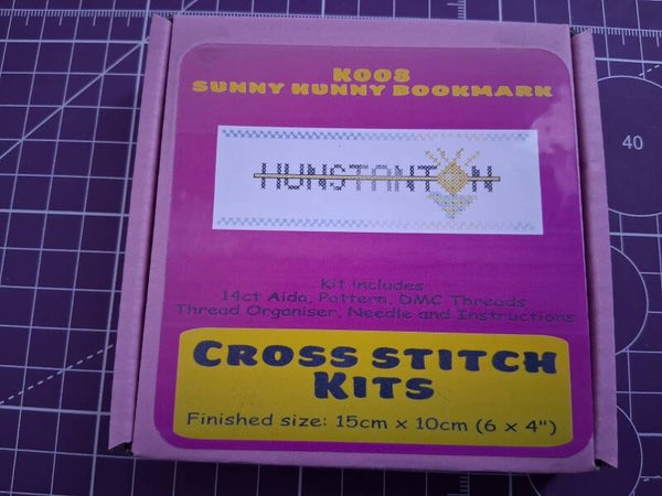K008 Sunny Hunny Bookmark Cross Stitch Kit