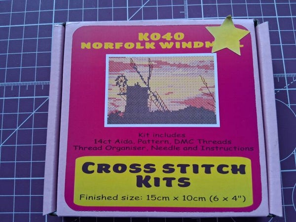 K040 Norfolk Windmill Cross Stitch Kit