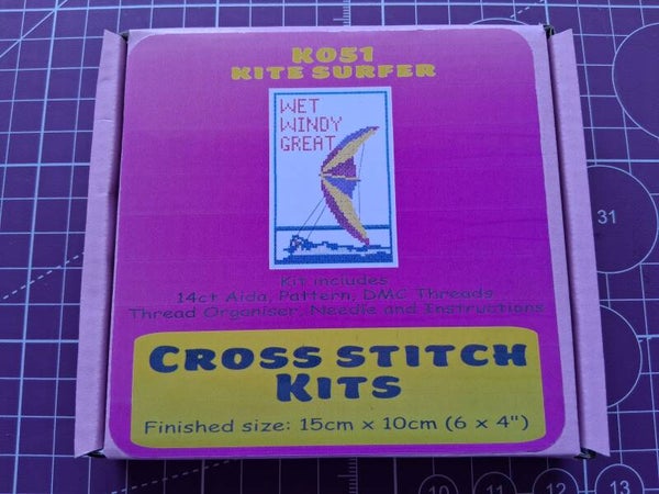 K051 Kite Surfer Cross Stitch Kit