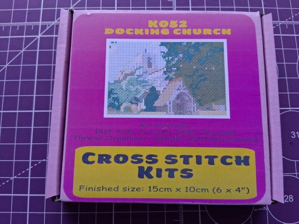K052 Docking Church Cross Stitch Kit