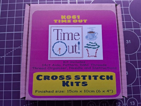K061 Time Out Cross Stitch Kit