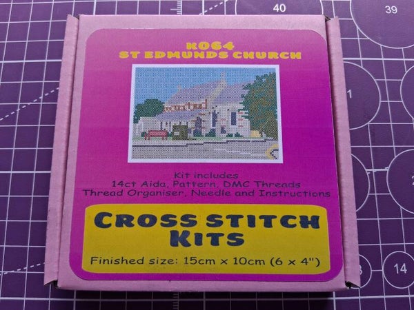 K064 St Edmunds Church Cross Stitch Kit