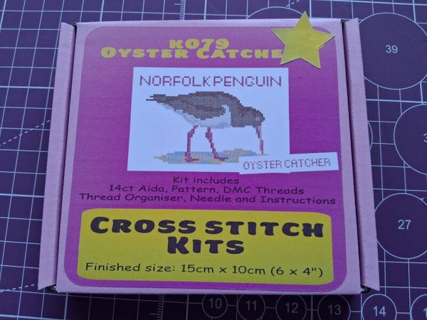 K079 Oyster Catcher Cross Stitch Kit