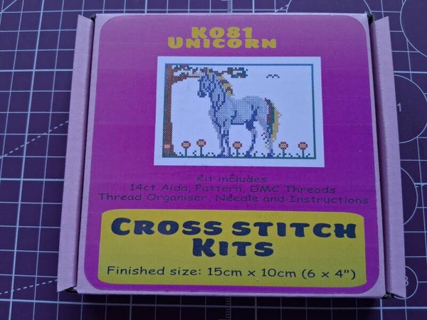K081 Unicorn Cross Stitch Kit