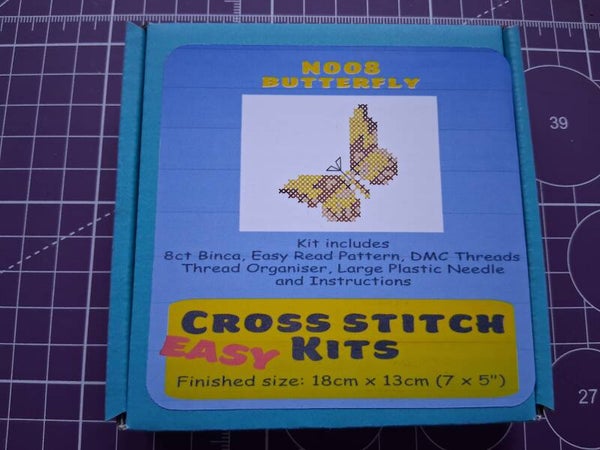 N008 Butterfly Easy Cross Stitch Kit