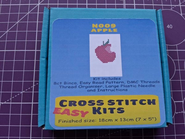N009 Apple Easy Cross Stitch Kit