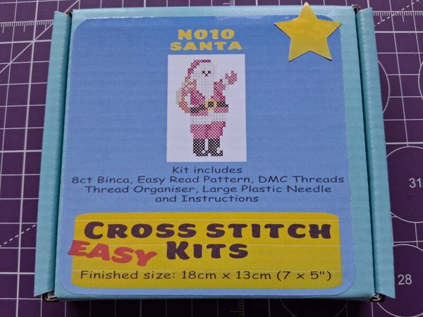 N010 Santa Easy Cross Stitch Kit