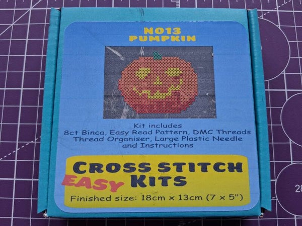 N013 Pumpkin Easy Cross Stitch Kit