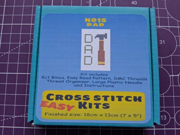 N015 Dad Easy Cross Stitch Kit
