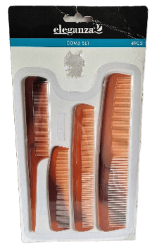 ELEGANZA - Ensemble De 4 Peignes