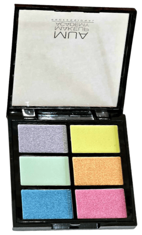 MUA MAKE UP ACADEMY PROFESSIONNAL - Palette De 6 Teintes Lustre Brillant